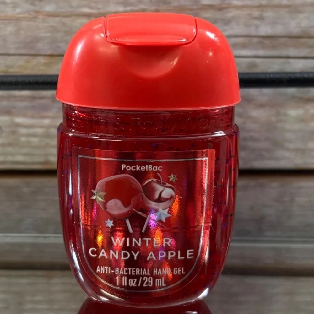 Bath and Body Work PocketBac Hand Sanitizer Winter Candy Apple Vanilla Bean Noel - Picture 2 of 5